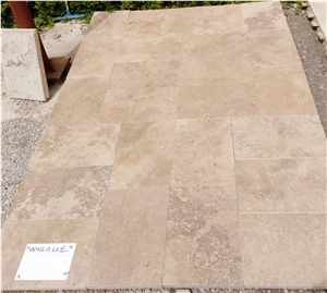 Walnut Travertine Opus Pattern