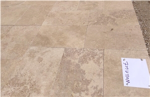 Walnut Travertine Opus Pattern