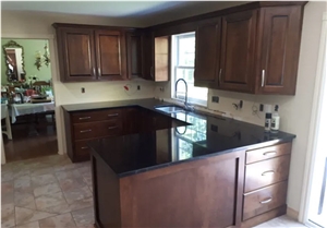 Absolute Black Granite Kitchen Countertop