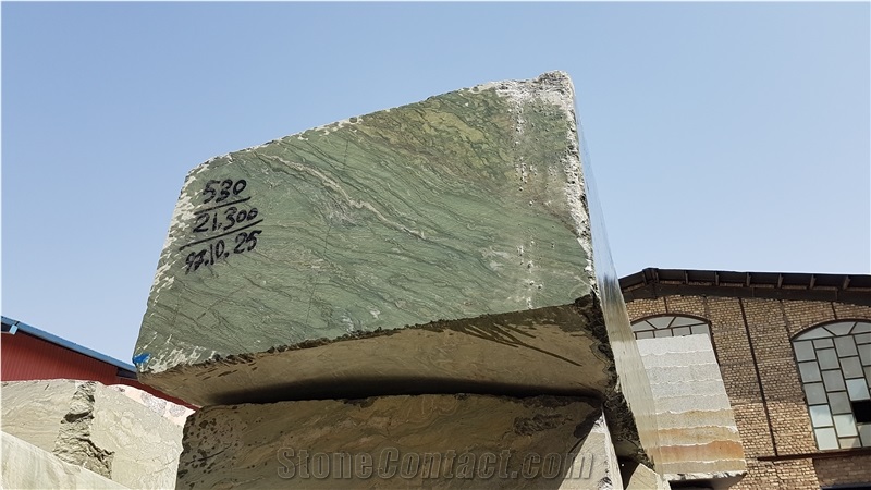 Green Abrangi Granite Blocks