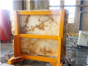 White and Yellow Onyx Slab White and Yellow Onyx Slab