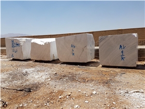 White Marble Blocks, Aligoodarz Crystal Marble