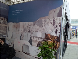 Qom White Marble Blocks