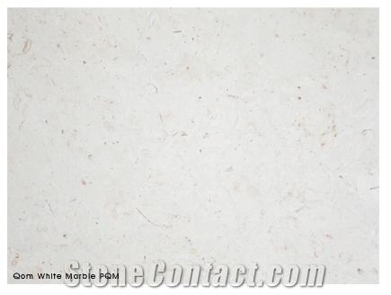 Qom White Marble Blocks