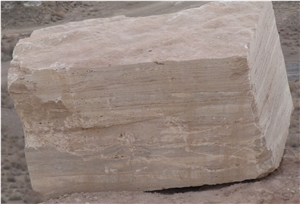 Gazanbar Beige Travertine Blocks