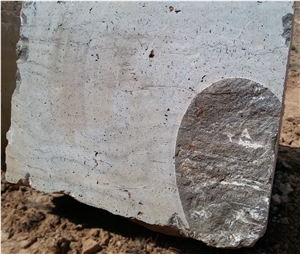 Gazanbar Silver Travertine Blocks