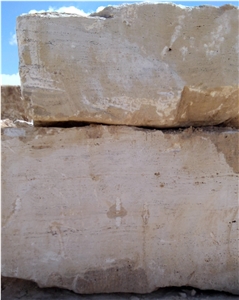 Gazanbar White Travertine Blocks