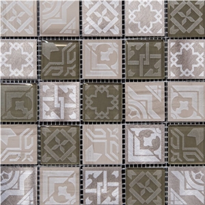M-Celtic Nero,M-Celtic Mocha Ceramic Mosaic Tiles