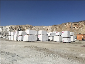 Mongolian White Marble Block