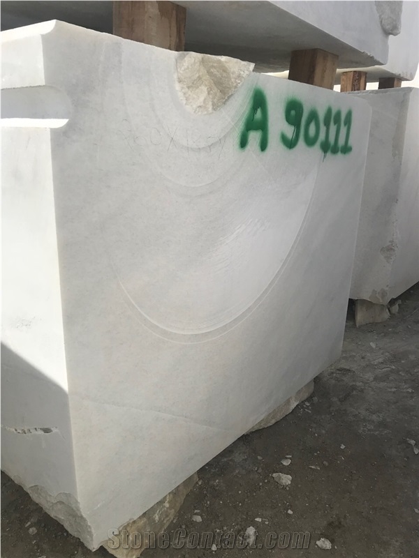 Mongolian White Marble Block