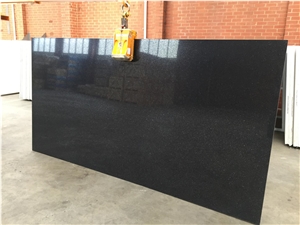 Black Pure Color Quartz Silestone Stone Slab Black Pure Color Quartz Silestone Stone Slab
