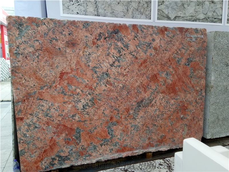 Dragon Red Granite Blocks
