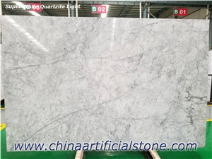 Super White Quartzite Slabs Brazil