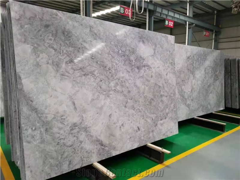 Super White Quartzite Slabs Brazil