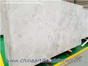Super White Quartzite Slabs Brazil