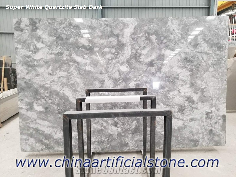 Super White Quartzite Slabs Brazil