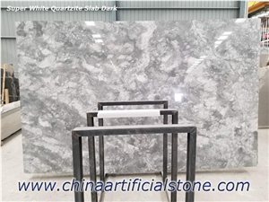 Super White Quartzite Slabs Brazil