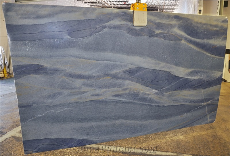 A Quality Azul Macaubas Quartzite Slab