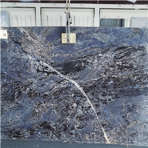 Azul Bahia Blue Granite Mosaic Wall Stone Pattern