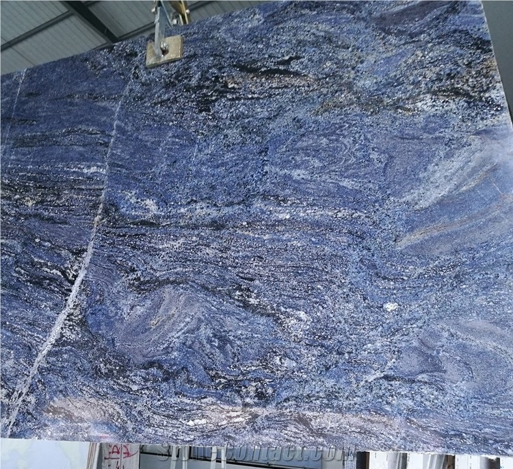 Azul Bahia Granite Interior Wall Background Mosaic