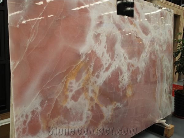 Luxury Pink Onyx Tile Pattern,Bathroom Wall Cladding