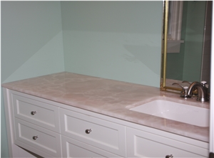 Persian Pink Onyx Bath Top,Vanity Top