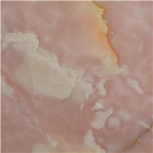 Pink Onyx Slab High Glossy Bathroom Floor Tile