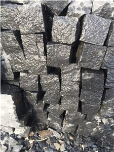 Black Basalt Cubes,Pavers,Natural Split