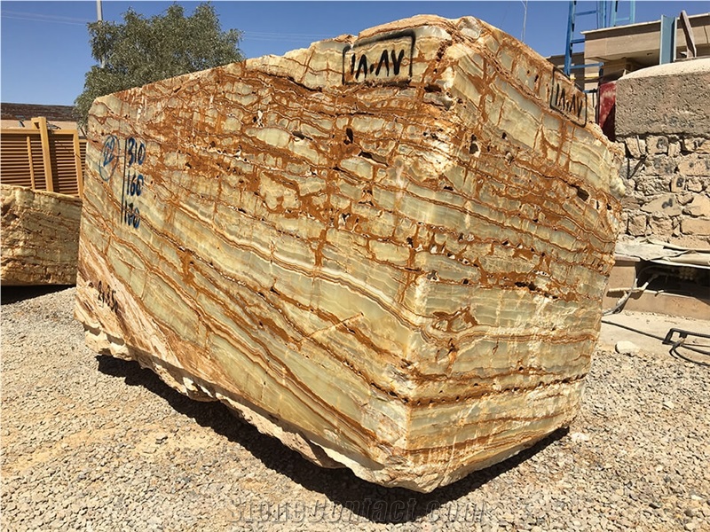 Crocodile Green Onyx Blocks