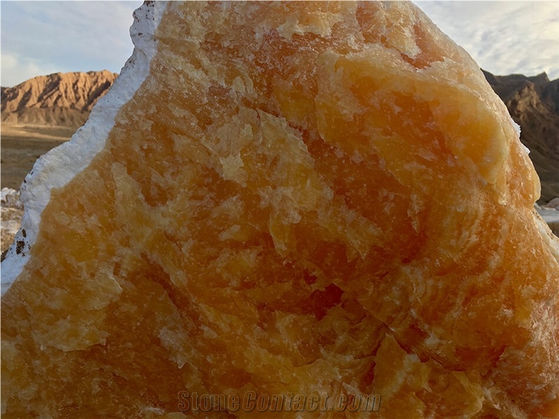 Lg Extra Orange Onyx Blocks