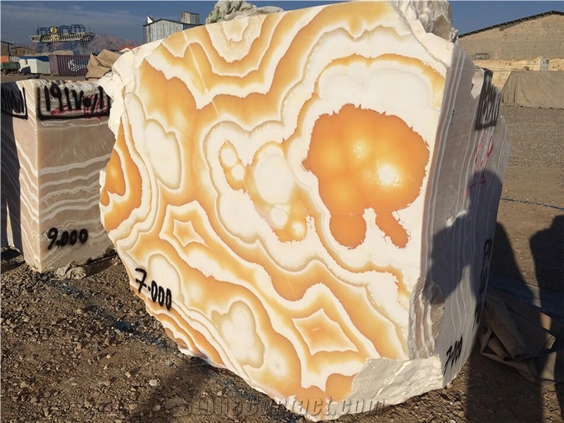 Lg Extra Orange Onyx Blocks