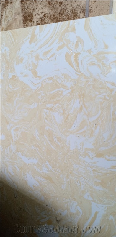 Artificial Marble Yellow Color