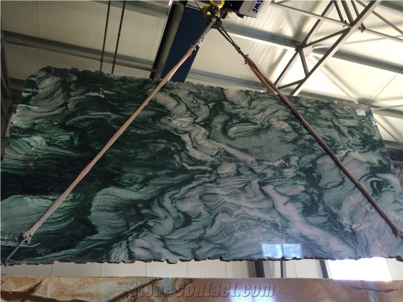 Beautiful Verde Green Lapponia Quartzite Slab