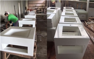 Beautiful White Vanity Top for Sale
