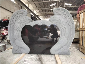 Double Angel Tombstone Western Style Monuments
