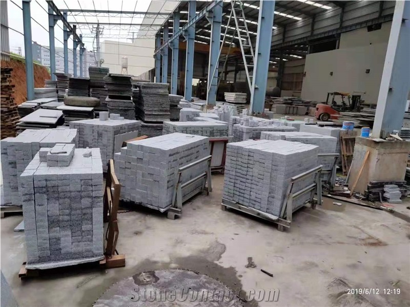Light Grey Paving Stone G623 Granite Cube Stone