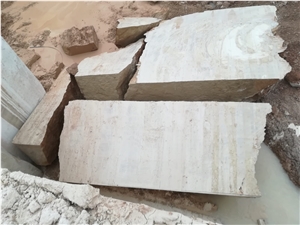 Classic Light Travertine Block, Turkey Beige Travertine