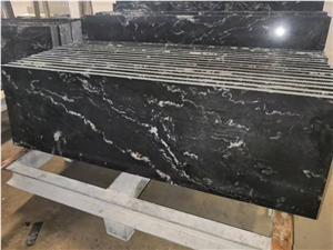 Polished Black Royal Ballet Granite Stair Steps
