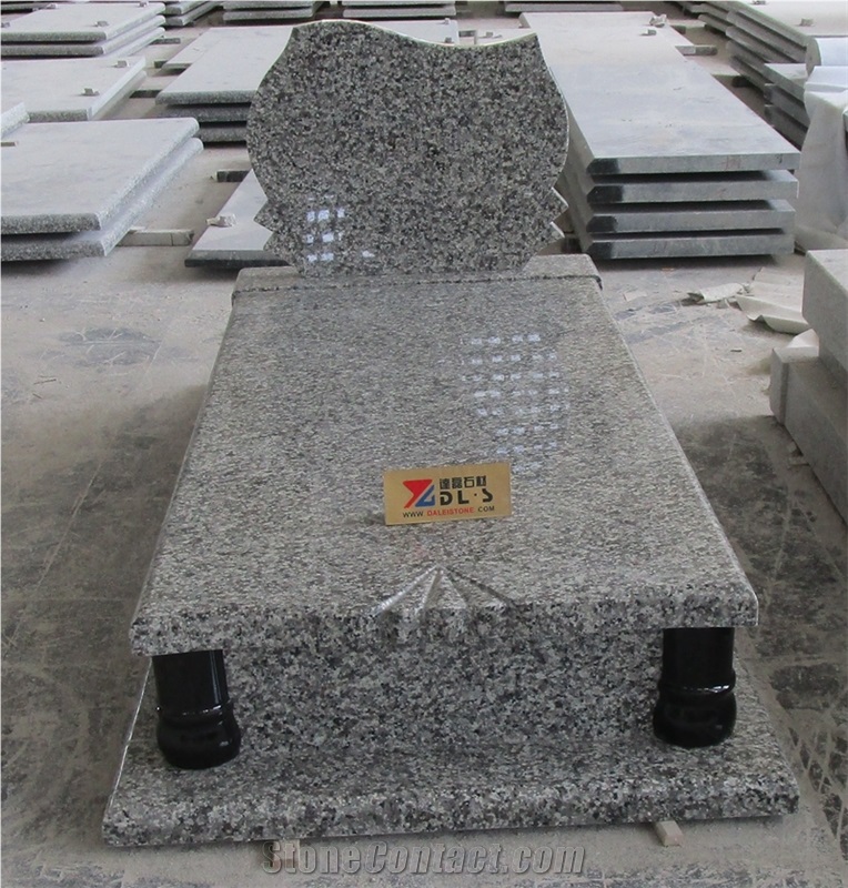 Swan Blue Granite Tombstone Headstones Factory