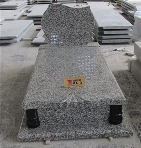 Swan Blue Granite Tombstone Headstones Factory