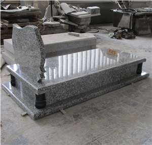 Swan Blue Granite Tombstone Headstones Factory
