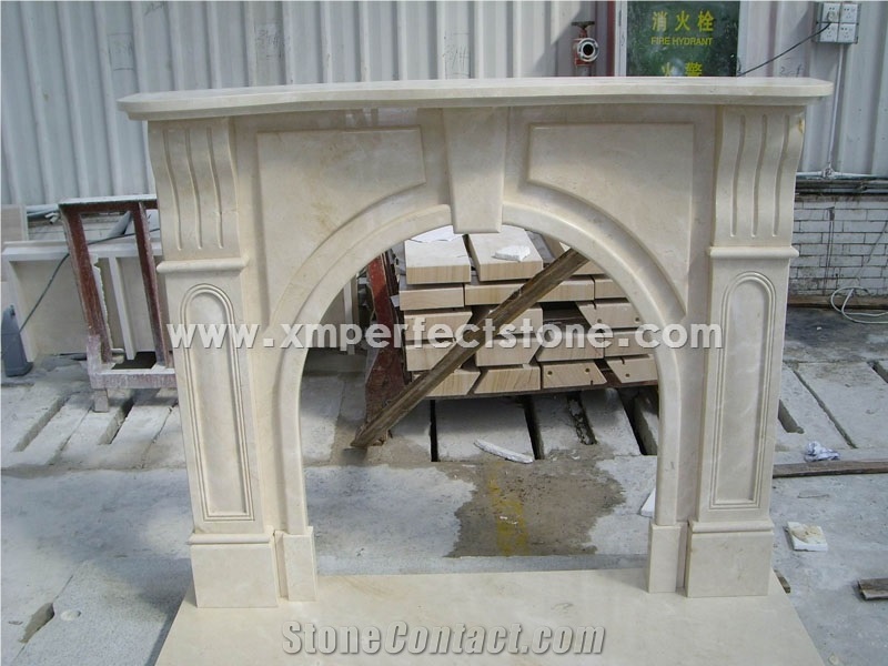 China Original Nature Stone Fireplaces