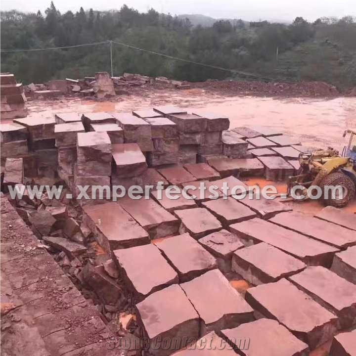New Red Porphyry Granite for Paving Stone Price