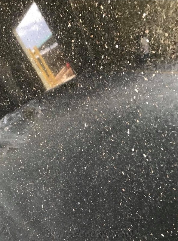 Black Galaxy Granite Blocks, India Black Granite