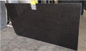 Black Galaxy Granite India Slabs Tiles