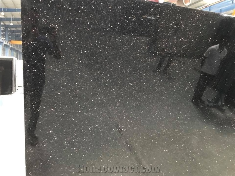Black Galaxy Granite Slabs