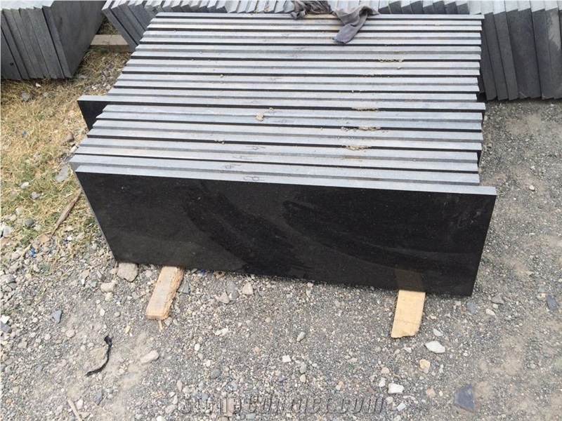 Black Galaxy Granite Steps & Stairs