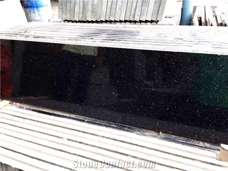 Black Galaxy Granite Steps & Stairs