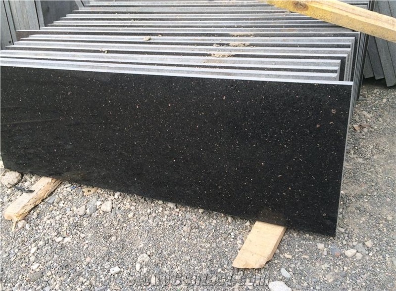 Black Galaxy Granite Steps & Stairs