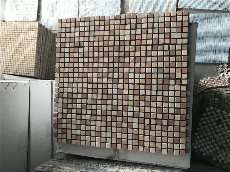 Brown Forest Marble Mosaic